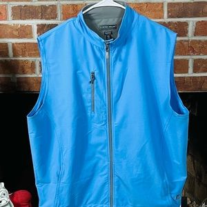 Peter Millar Element 4 Wind Golf Poly/Spandex Full Zip Vest XXL Logo EUC!!!
